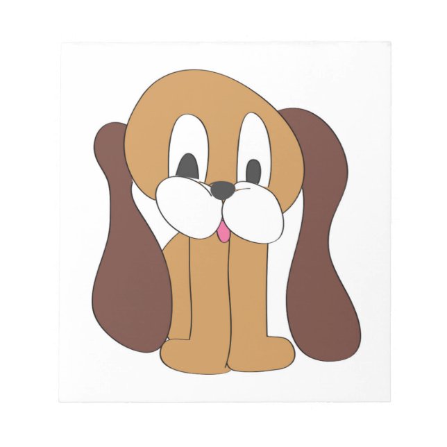 BLOC DE NOTAS OREJAS LARGAS DE PUPPY (Frente)
