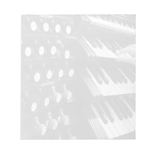 bloc de notas organista (Frente)