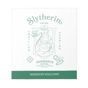 Bloc De Notas ORGULLO DE SLYTHERIN™ Ambición Astucia Escudo