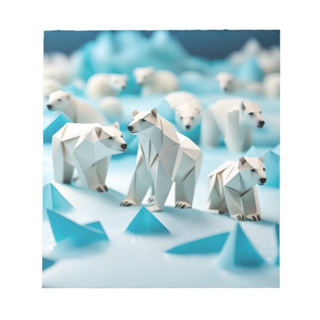 Bloc De Notas Origami Art-Icy Innocence: Bebés juguetones (Frente)