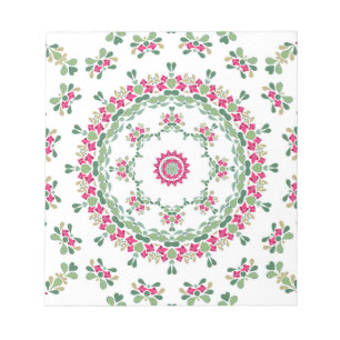 Bloc De Notas Ornamento floral