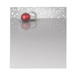Bloc De Notas Ornamentos Shimmery de Navidad - Notepad