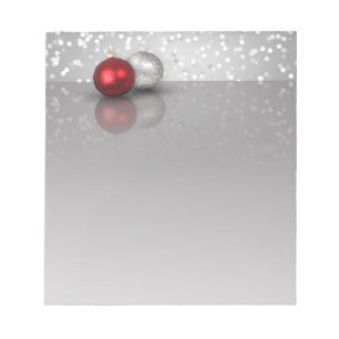 Bloc De Notas Ornamentos Shimmery de Navidad - Notepad