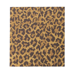 Bloc De Notas Oro marrón del leopardo de las rocas RAB