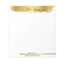 Oro Monograma Negro Chic Moderno Script Minimalist