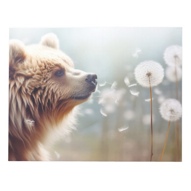 Bloc De Notas Oso Animal salvaje Tranquilo (Frente)