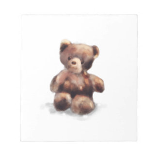 Bloc De Notas Oso De Teddy Cute Pintado