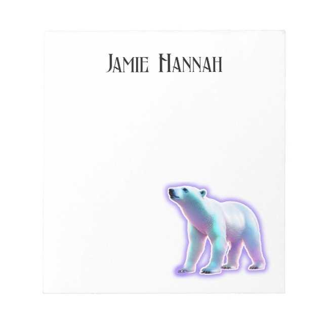 Bloc De Notas Oso polar (Frente)