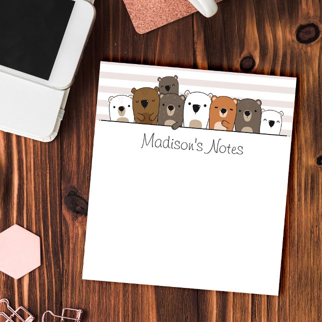 Bloc De Notas Osos cortos personalizados (Subido por el creador)