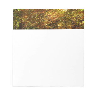 Bloc De Notas Otoño de otoño II Fotografía de otoño amarilla