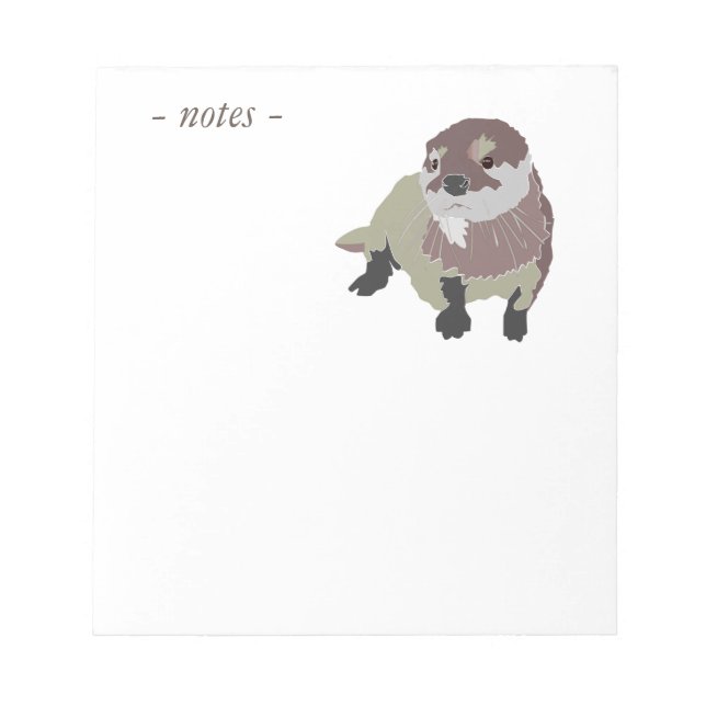 Bloc De Notas otter (Frente)