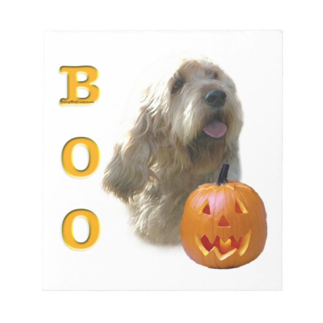 Bloc De Notas Otterhound Halloween BOO (Frente)