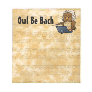 Bloc De Notas Owl Be Bach