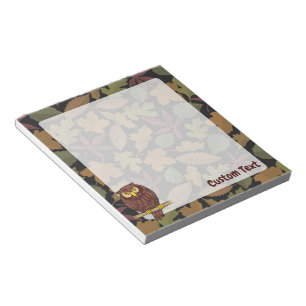 Bloc De Notas Owl Personalizado Notepad