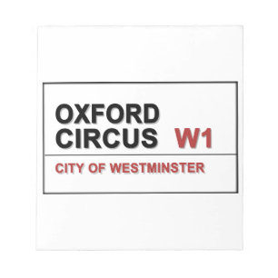 Bloc De Notas Oxford Circus Lodon England