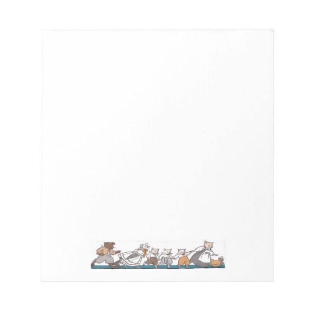 Bloc De Notas Pad de notas con cerdos (Frente)