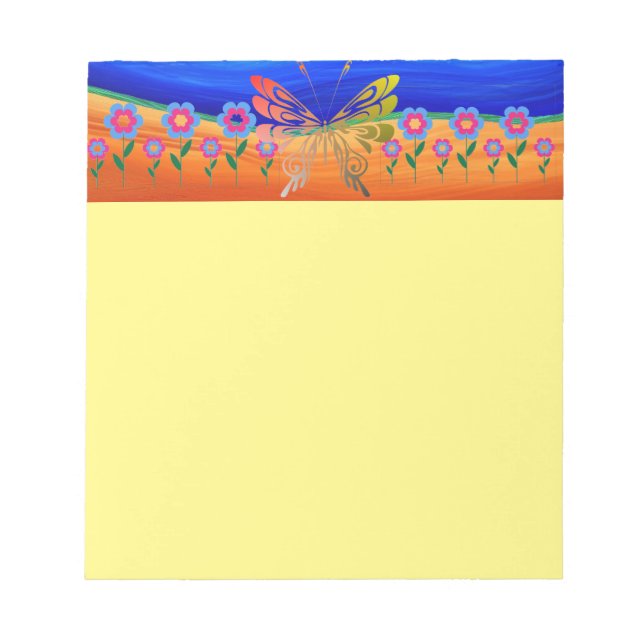 Bloc De Notas Pad de notas de mariposa (Frente)