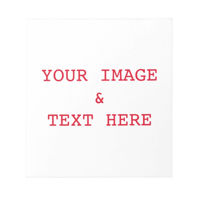 Bloc De Notas Pad Memo personalizado (Frente)