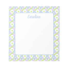 Bloc De Notas Paddle de rosca de argyle de color de agua perrito