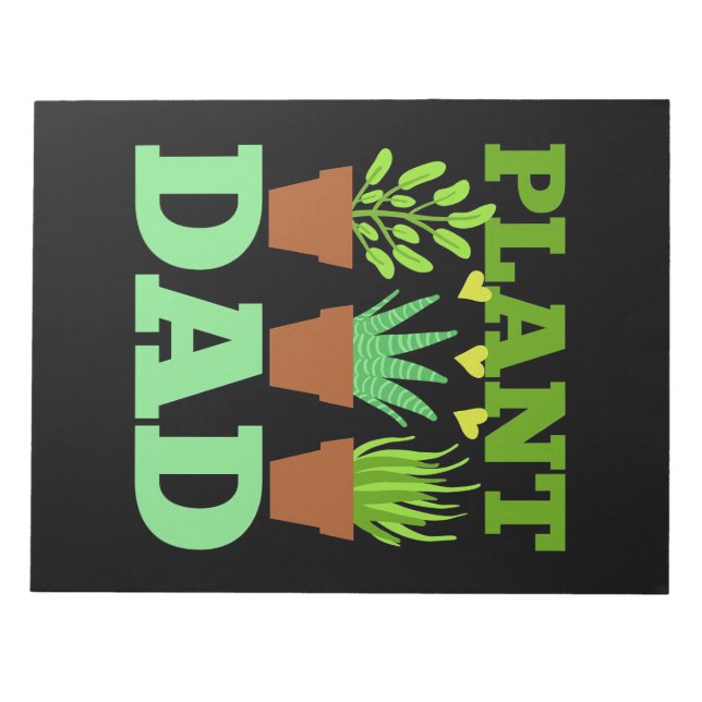 Bloc De Notas Padre Gift Plant Dad Gardener (Frente)