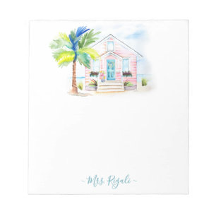 Bloc De Notas Pads de notas de acuarela tropical personalizado