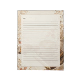 Bloc De Notas Página de pensamientos matutinos (tema de café)