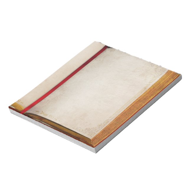 Bloc De Notas Páginas de libros antiguas (Lado Izquierdo)
