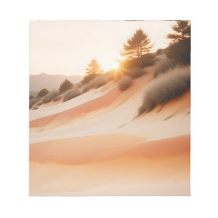 Bloc De Notas Paisaje pintoresco Desert Naturaleza fondo arte