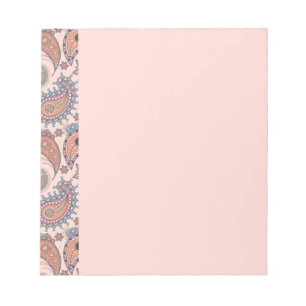 Bloc De Notas Paisley en rosa