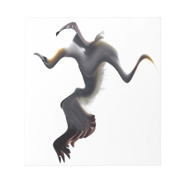 Bloc De Notas Pájaro marino abstracto (Frente)