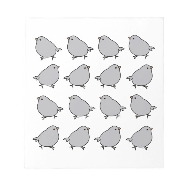 Bloc De Notas Pájaros Pájaro (Frente)