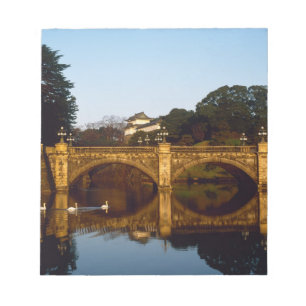 Bloc De Notas Palacio Imperial, Puente Nijubashi, Tokio, Japón