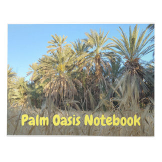 Bloc De Notas Palm trees oasis notebook