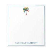 Palmera Personalizada en Acuarela Colorida