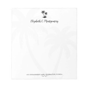 Bloc De Notas Palmera Tropical Personalizada