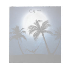 Bloc De Notas Palmeras a la luz de la luna