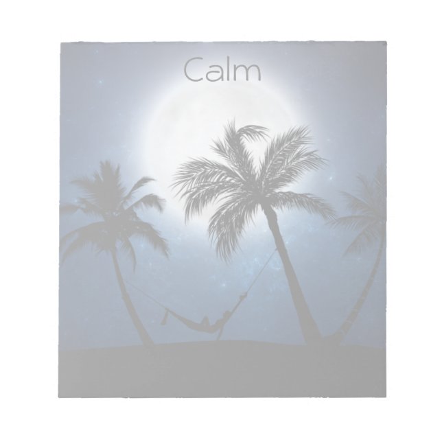 Bloc De Notas Palmeras a la luz de la luna (Frente)