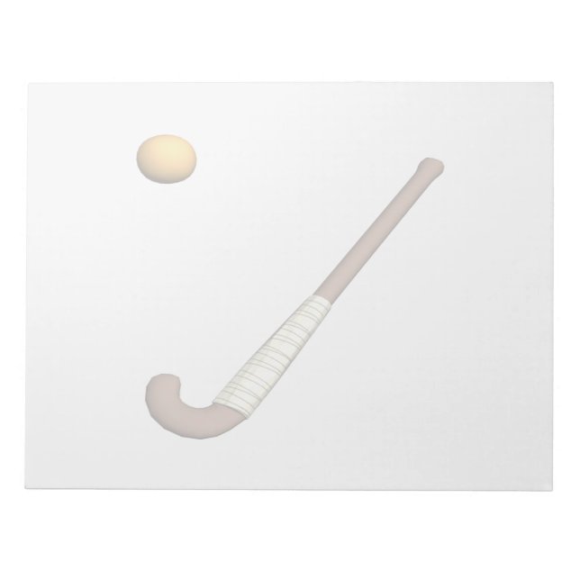 Bloc De Notas Palo de hockey y bolas (Frente)