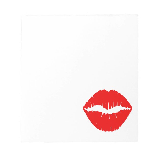 Bloc De Notas Palo de labios rojo (Frente)