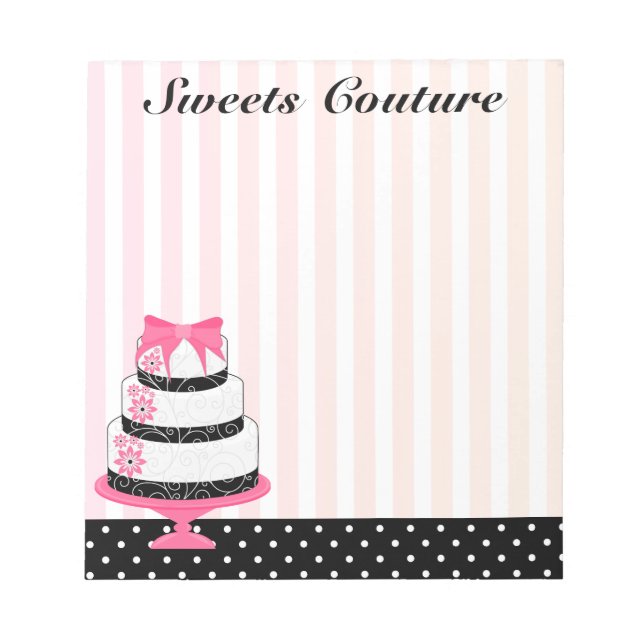 Bloc De Notas Panadería Couture Cakes (Frente)