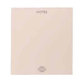 Bloc De Notas panadilla moderna de diseño rosa