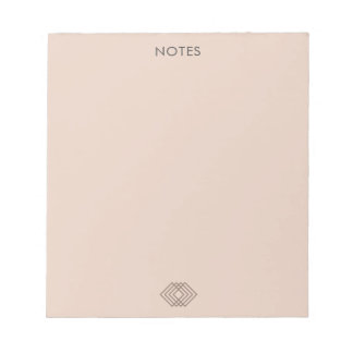 Bloc De Notas panadilla moderna de diseño rosa