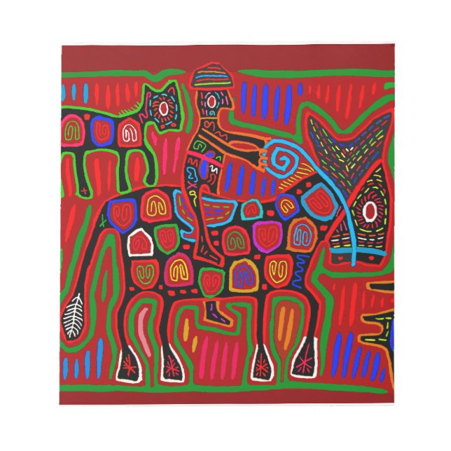 Bloc De Notas Panama Mola - Salva un Caballo Monta un Vaquero (Frente)