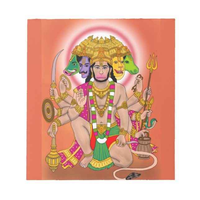 Bloc De Notas Panchmukhi Hanuman (Frente)