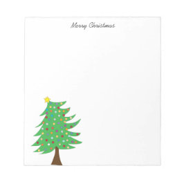 Bloc De Notas panel de notas del árbol de Navidad