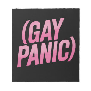 Bloc De Notas Pánico Gay Protesta Orgullo LGBTQ