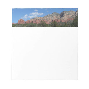 Bloc De Notas Panorama de rocas rojas en Sedona Arizona