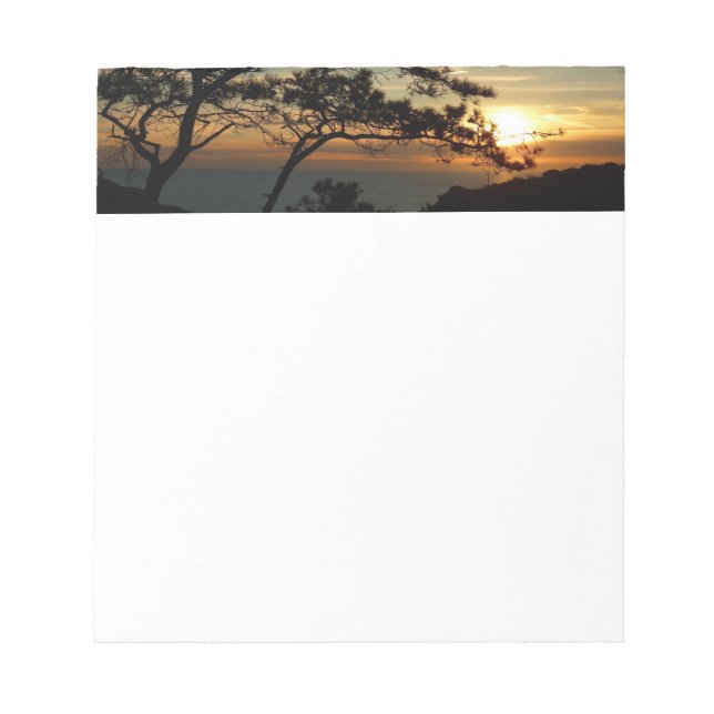 Bloc De Notas Panorama de Torrey Pine Sunset (Frente)