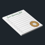 Bloc De Notas Panqueque de latke de patata de ganadería personal<br><div class="desc">El diseño presenta un original ilustracion de marca de un delicioso panqueque de patata de latke con crema agria, un producto básico de la cocina judía de vacaciones. ¡Ideal para las celebraciones de Hanukkah! Este diseño de latkes de Chanukah también está disponible en otros productos. En esta tienda también hay...</div>