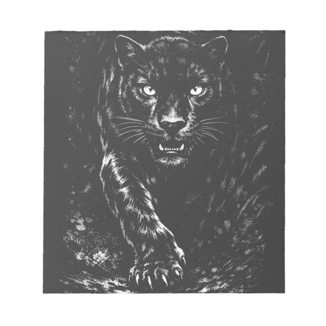 Bloc De Notas Pantera Negra — por BurnsInHell (Frente)